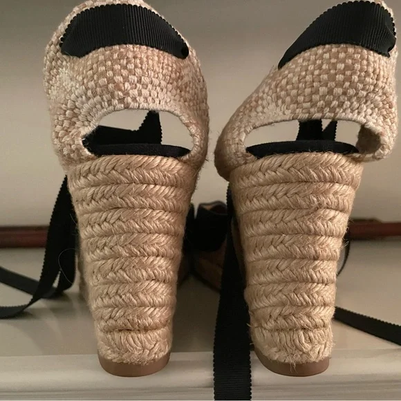 Christian Louboutin  black espadrilles  38 - Picture 3 of 5